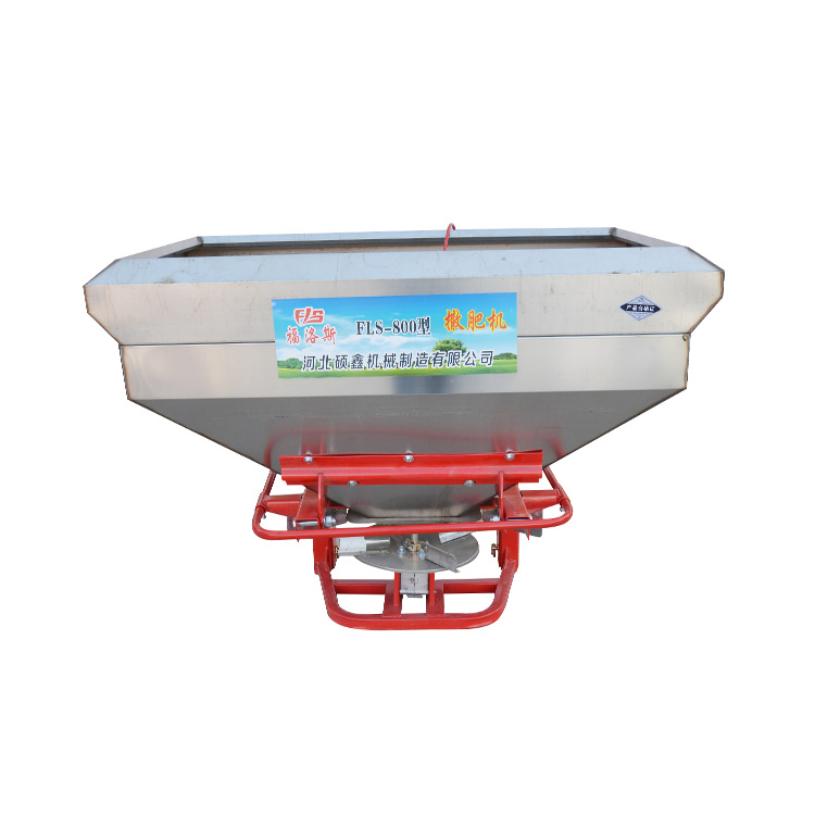 Especificaciones de operación de campo del esparcidor de fertilizantes de 3 puntos