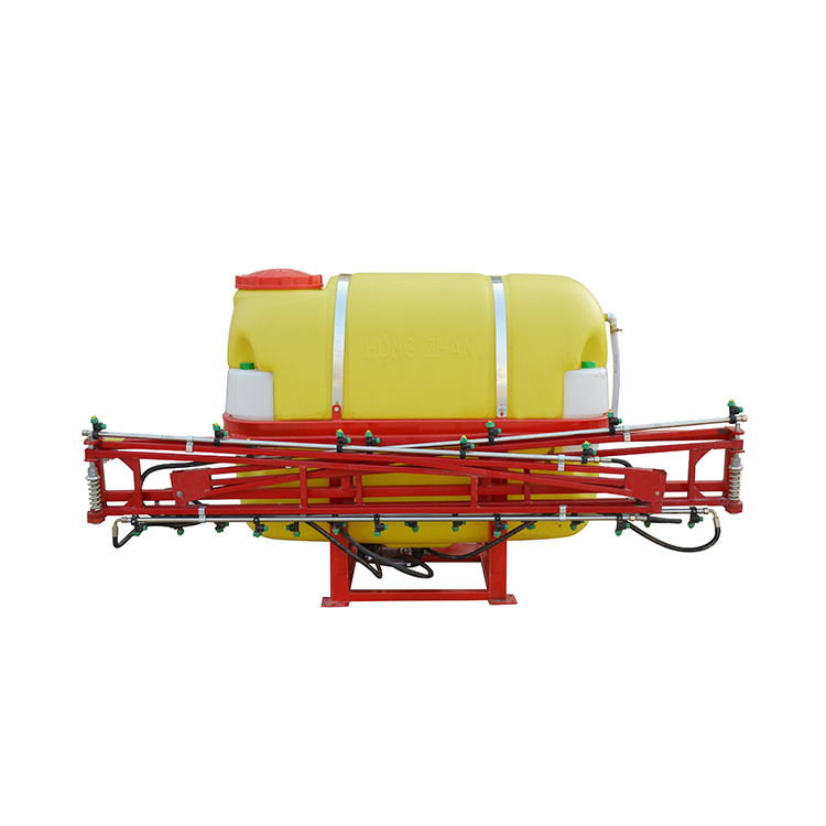 Tractor pulverizador de pluma